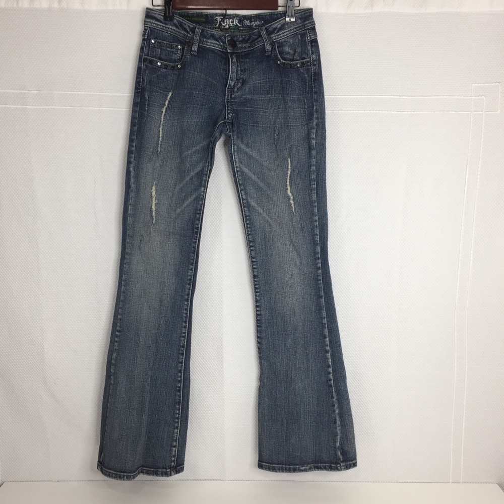 Rock 47 by Wrangler Ultra Low Rise Jeans Waist 29